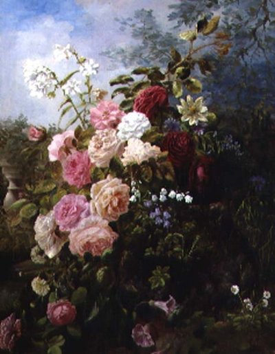 Stillleben mit Rosen von G.R. Barr