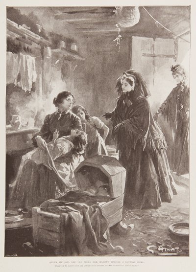 Königin Victoria und die Armen von G.S. (after) Amato
