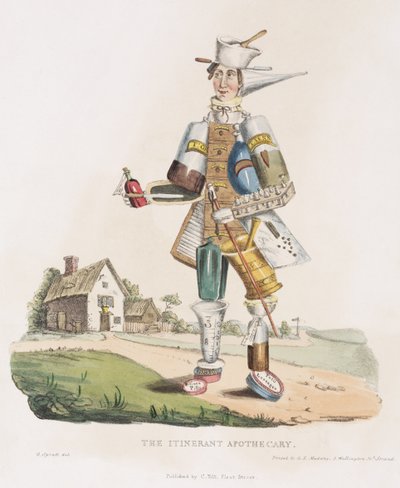 Der wandernde Apotheker, 1830 von G. Spratt