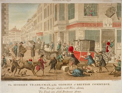 Der moderne Kaufmann oder die Herrlichkeiten des britischen Handels, 1774 von G Terry