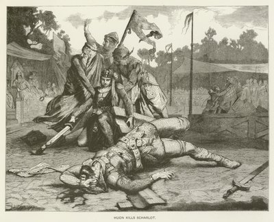 Huon tötet Scharlot von Gabriel Max