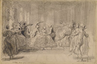 Ballett aus Die Rivalenfeen von Gabriel de Saint-Aubin
