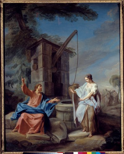 Christus und die Samariterin von Gabriel de Saint Aubin