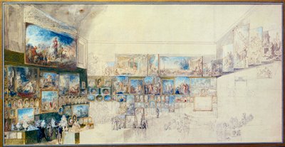 Der Salon von 1767 von Gabriel de Saint Aubin