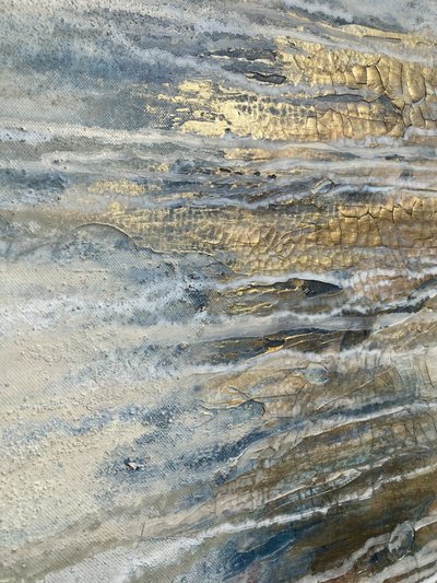 Schimmernde Goldene Schichten von Gabriela Aleksandra Szuba