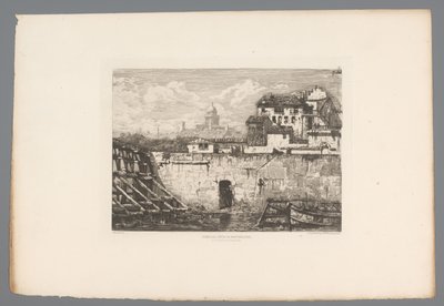 Ansicht der Ruine des Hôtel de Bretonvilliers von Gabrielle Marie Niel