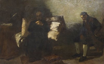 Die letzten Stunden von Carlo Alberto, Oporto von Gaetano Previati