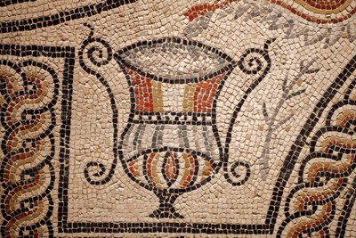 Mosaik mit Fischen (Detail) von Gallo-Roman Gallo-Roman