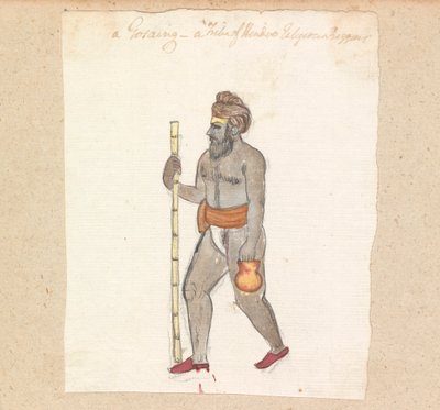 Ein Gosiag - Ein Stamm hinduistischer religiöser Bettler von Gangaram Chintaman Tambat
