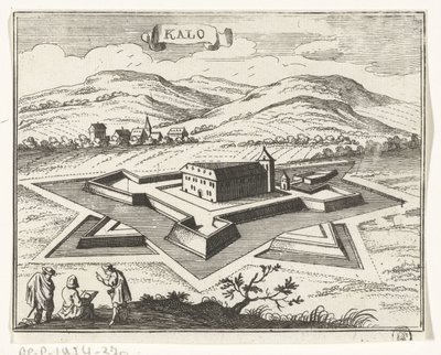 Ansicht von Nagykálló von Gaspar Bouttats