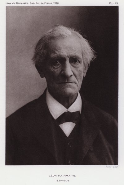 Leon Fairmaire, französischer Entomologe von Gaspard Felix Tournachon Nadar