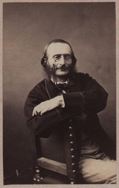 Porträt von Jacques Offenbach 1819-1880 von Gaspard Félix Nadar