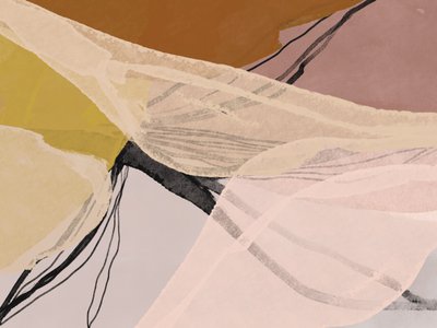Abstrakte erdige Schichten von Gemma Bardot