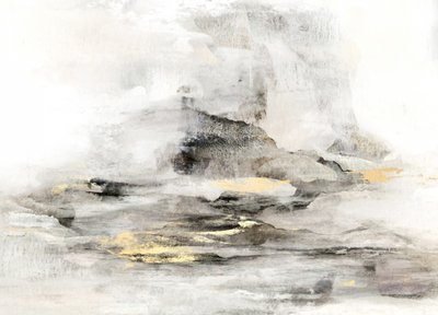 Abstrakte Goldlandschaft von Gemma Bardot