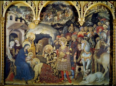 Die Anbetung der Magier von Gentile da Fabriano
