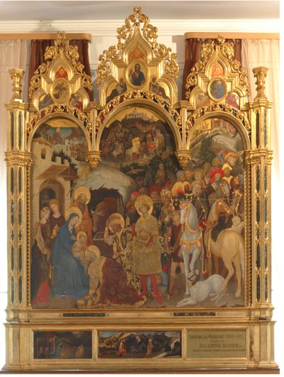 Die Anbetung der Könige, um 1420 von Gentile da Fabriano