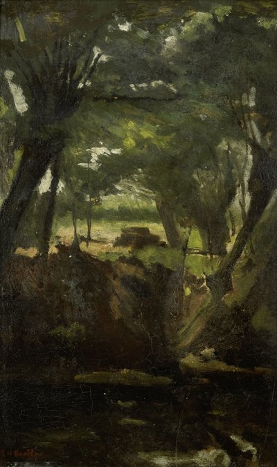 Ansicht im Wald von Georg-Hendrik Breitner
