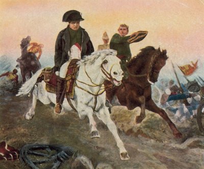 Napoleon flieht bei Waterloo von Georg Bleibtreu
