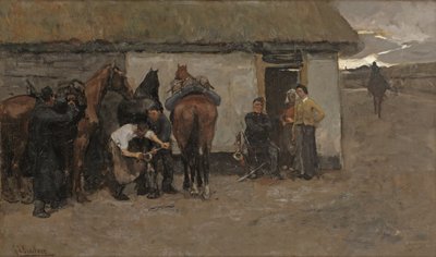 Der Schmied, ca. 1881-84 von Georg Hendrik Breitner