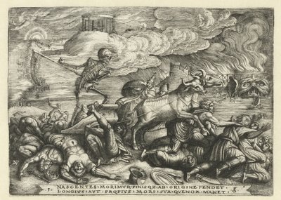 Triumph des Todes Sechs Triumphe von Petrarca (Serientitel) von Georg Pencz
