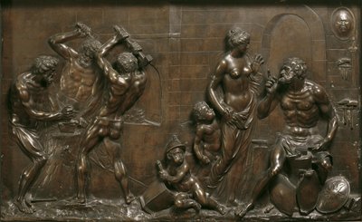 Venus in der Schmiede des Vulkan von Georg Raphael Donner