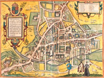 Cambridge, Großbritannien von Georg and Hogenberg Franz (1535 90) Braun