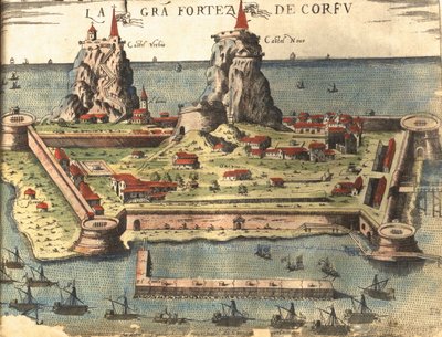 Korfu, Griechenland von Georg and Hogenberg Franz (1535 90) Braun