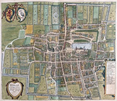 Den Haag, Niederlande (Gravur) von Georg Braun and Hogenberg Franz