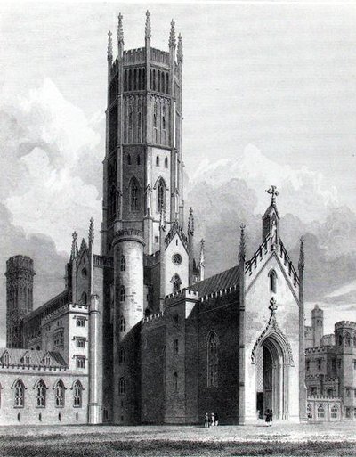 Fonthill Abbey von Nordwesten, 