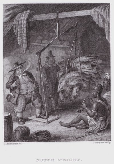 Niederländisches Gewicht von George (after) Cruikshank