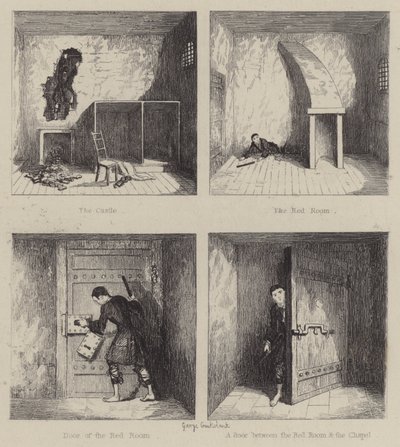 Illustration für Jack Sheppard (Gravur) von George (after) Cruikshank