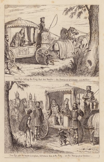 Der gestiefelte Kater von George (after) Cruikshank