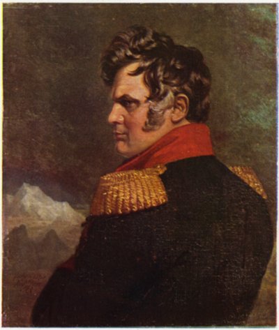 Porträt von General Ermoloff von George (after) Dawe