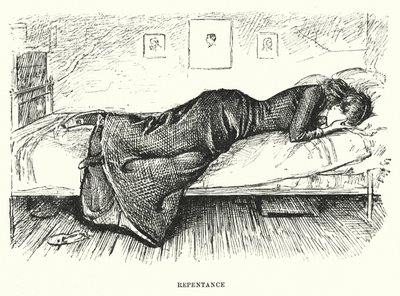 Illustration für Trilby von George du Maurier (Kupferstich) von George (after) Du Maurier