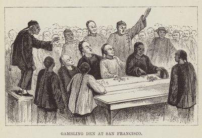 Spielhölle in San Francisco von George Augustus Sala