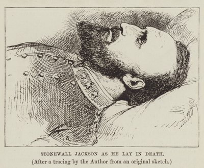 Stonewall Jackson im Tod von George Augustus Sala