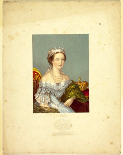 Eugenie, Kaiserin der Franzosen von George Baxter