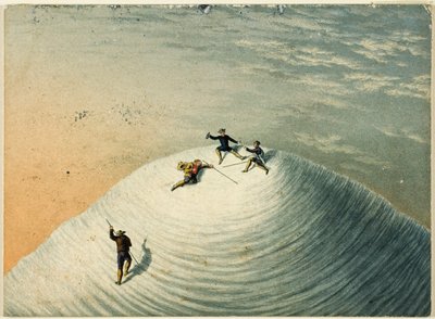 Der Gipfel, aus „Besteigung des Mont Blanc“ von George Baxter