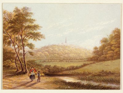 Blick von Harrow-on-the-Hill von George Baxter