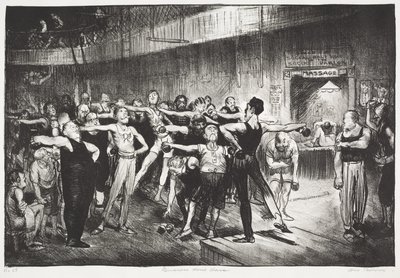 Klasse für Geschäftsleute von George Bellows