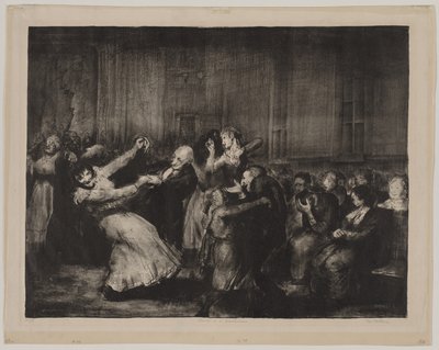 Tanz in einem Irrenhaus von George Bellows