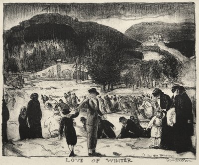 Liebe zum Winter, Weihnachten 1917 von George Bellows