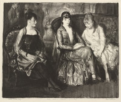 Marjorie, Emma und Elsie, zweiter Stein von George Bellows