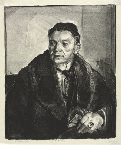 Porträt von Robert Aitken, Zweiter Stein von George Bellows