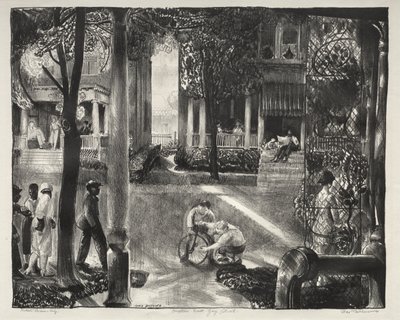 Sixteen East Gay Street von George Bellows