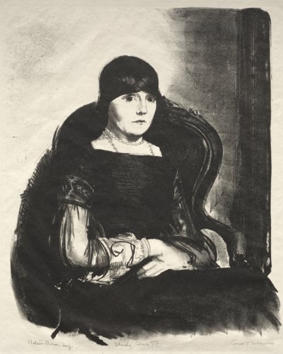 Studie, Frau R. von George Bellows