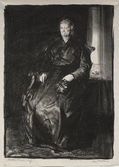 Studie meiner Mutter, erster Stein von George Bellows