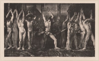 Die Barrikade, Zweiter Stein von George Bellows