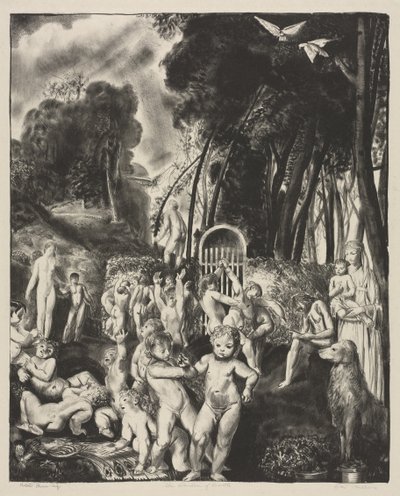 Der Garten des Wachstums von George Bellows
