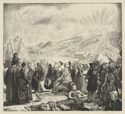 Der irische Jahrmarkt von George Bellows